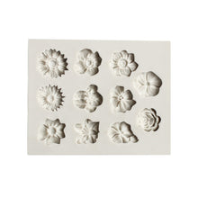 Load image into Gallery viewer, 11 Flower Silicone Fondant Cake Mold Cupcake Jelly Candy Chocolate Decoration For Baking Clay Mold Kitchenware
