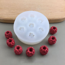Load image into Gallery viewer, 3D Blueberry Raspberry Candle Mold Simulation Fruit Fondant Silicone Mould DIY Chocolate Cookie Baking Mold Cake Decorating Tool
