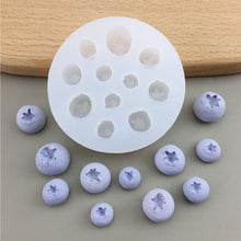 Load image into Gallery viewer, 3D Blueberry Raspberry Candle Mold Simulation Fruit Fondant Silicone Mould DIY Chocolate Cookie Baking Mold Cake Decorating Tool
