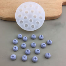 Load image into Gallery viewer, 3D Blueberry Raspberry Candle Mold Simulation Fruit Fondant Silicone Mould DIY Chocolate Cookie Baking Mold Cake Decorating Tool

