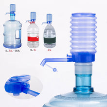 Load image into Gallery viewer, Manual Water Bottles Pump Hand Pressure Drinking Water Removable Tube Vacuum Action Manual Drinking Pump Dispenser
