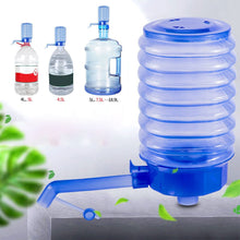 Load image into Gallery viewer, Manual Water Bottles Pump Hand Pressure Drinking Water Removable Tube Vacuum Action Manual Drinking Pump Dispenser
