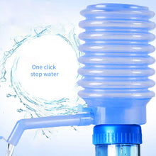 Load image into Gallery viewer, Manual Water Bottles Pump Hand Pressure Drinking Water Removable Tube Vacuum Action Manual Drinking Pump Dispenser
