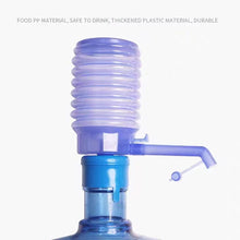 Load image into Gallery viewer, Manual Water Bottles Pump Hand Pressure Drinking Water Removable Tube Vacuum Action Manual Drinking Pump Dispenser
