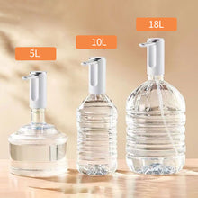 Load image into Gallery viewer, Automatic Electric Water Gallon Pump Drink Dispenser Electric Magic Tap Water Bottle Pump USB Desktop Rechargeable Water Pump
