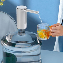Load image into Gallery viewer, Automatic Electric Water Gallon Pump Drink Dispenser Electric Magic Tap Water Bottle Pump USB Desktop Rechargeable Water Pump
