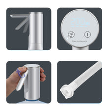 Load image into Gallery viewer, Automatic Electric Water Gallon Pump Drink Dispenser Electric Magic Tap Water Bottle Pump USB Desktop Rechargeable Water Pump
