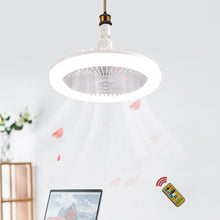 Load image into Gallery viewer, 30W E27 Ceiling Fan with Lights 85-265V LED Fan Lights Ceiling Lamp with Fan Electric Fan with Remote Control for Bedroom Living Room
