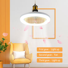 Load image into Gallery viewer, 30W E27 Ceiling Fan with Lights 85-265V LED Fan Lights Ceiling Lamp with Fan Electric Fan with Remote Control for Bedroom Living Room
