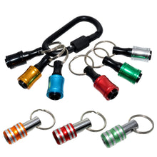 Load image into Gallery viewer, 5/6/7Pcs 1/4inch Hex Shank Screwdriver Bits Holder Extension Bar Drill Screw Adapter Quick Release Keychain Easy Change Repair Tools
