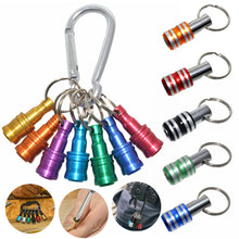 Load image into Gallery viewer, 5/6/7Pcs 1/4inch Hex Shank Screwdriver Bits Holder Extension Bar Drill Screw Adapter Quick Release Keychain Easy Change Repair Tools

