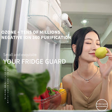 Load image into Gallery viewer, Refrigerator Ozone Deodorizer Sterilizer Rechargeable Fridge Air Cleaner Freshener Odor Eliminator Household Kitchen Ozone Generator
