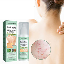 Load image into Gallery viewer, Back Acne Treatment Spray Repair Back Shoulder Acne Clean Skin Exfoliate Fade Acne Marks Skin Care Spray
