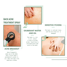 Load image into Gallery viewer, Back Acne Treatment Spray Repair Back Shoulder Acne Clean Skin Exfoliate Fade Acne Marks Skin Care Spray
