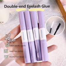 Load image into Gallery viewer, Double Headed Eyelash Glue Lasting Styling Multipurpose Eyelash Glue Natural Mild Waterproof Quick Drying Fake Eyelash Glue
