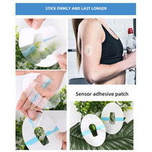 Load image into Gallery viewer, 10pcs Blood Glucose Monitoring Probe Patch Waterproof Sweatproof Traceless Non Adhesive Self-adhesive Sensor Patch
