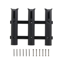 Load image into Gallery viewer, 1/2/3 Tubes Link Mount Fishing Rod Racks Holder With Slots Bracket For Saltwater Freshwater Space-Saving Fishing Accessories Tools
