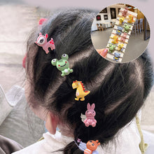 Load image into Gallery viewer, 10pcs Korean Style Cute Children Elastic Hair Bands for Kids Girls Cartoon Bow Scrunchies Hair Rope Sweet Hair Circle Baby Hair Accessories
