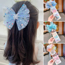 Load image into Gallery viewer, Girls Princess Hairpin Set Little Baby Sweet Cute Mesh Hair Clip Cute Hair Accessories Kids Barrette Side Clip Headwear
