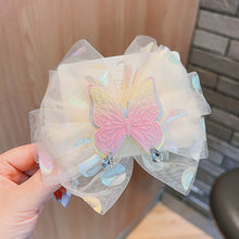Load image into Gallery viewer, Girls Butterfly Hairpin Little Baby Sweet Princess Mesh Hair Clip Hair Accessories Kids Barrette Side Clip Headwear
