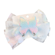Load image into Gallery viewer, Girls Butterfly Hairpin Little Baby Sweet Princess Mesh Hair Clip Hair Accessories Kids Barrette Side Clip Headwear
