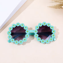 Load image into Gallery viewer, Children Cute Acrylic Flower Outdoor Sun Protection Sunglasses Baby Girls Classic Sunglasses Kids Boy UV400 Sunglasses
