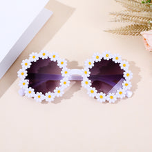 Load image into Gallery viewer, Children Cute Acrylic Flower Outdoor Sun Protection Sunglasses Baby Girls Classic Sunglasses Kids Boy UV400 Sunglasses

