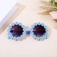 Load image into Gallery viewer, Children Cute Acrylic Flower Outdoor Sun Protection Sunglasses Baby Girls Classic Sunglasses Kids Boy UV400 Sunglasses
