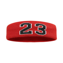 Load image into Gallery viewer, 1PC Outdoor Sports Sweatband Yoga Ball Sports Running Digital Headband Cotton Breathable High Elastic Sweatband
