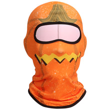 Load image into Gallery viewer, Halloween Balacra UPF50+ Lightweight Head Cover Outdoor Sports Sweat Absorption Pumpkin Print Head Cover Riding Mask
