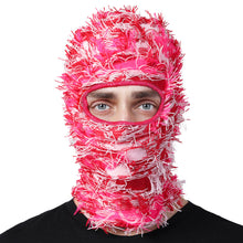 Load image into Gallery viewer, Funny Halloween Wool Balaclava Warm Headwear Party Ride Knitted Extended Neck Camo Mask
