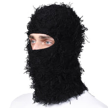 Load image into Gallery viewer, Funny Halloween Wool Balaclava Warm Headwear Party Ride Knitted Extended Neck Camo Mask
