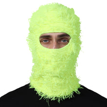 Load image into Gallery viewer, Funny Halloween Wool Balaclava Warm Headwear Party Ride Knitted Extended Neck Camo Mask
