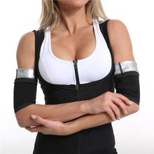 Load image into Gallery viewer, 1PC Arm Shaping Burst Sweat Arm Band Fitness Yoga Exercise Band Slimming Sweat Sauna Sleeve Arm Wrap Protector For Women
