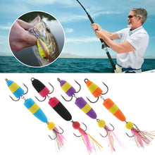 Load image into Gallery viewer, 4.5G EVA Multi-Section Foam Floating Luya Bait Multi-Colored Blood Tank High Carbon Steel Three-Book Hook Perch Bait
