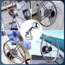 Load image into Gallery viewer, 316 Stainless Steel Boat Yacht Grip Knob Turning Helper Hand Control Steering Wheel Power Handle Ball for Marine
