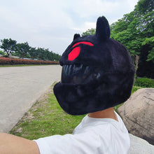 Load image into Gallery viewer, Motorcycle Helmet Protective Cover Cartoons Plush Helmet Hats Helmet Full Face Covers For Outdoor Fun Helmets Party Christmas
