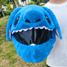 Load image into Gallery viewer, Motorcycle Helmet Protective Cover Cartoons Plush Helmet Hats Helmet Full Face Covers For Outdoor Fun Helmets Party Christmas
