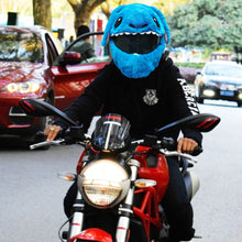 Load image into Gallery viewer, Motorcycle Helmet Protective Cover Cartoons Plush Helmet Hats Helmet Full Face Covers For Outdoor Fun Helmets Party Christmas
