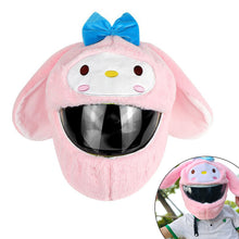 Load image into Gallery viewer, Motorcycle Helmet Protective Cover Cartoons Plush Helmet Hats Helmet Full Face Covers For Outdoor Fun Helmets Party Christmas
