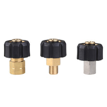 Load image into Gallery viewer, 1PC Pressure Washer Spray Adapter M22 14 Male To 1/4" 3/8" M22 Pressure Washer Quick Connector To Spray Gun Wand Lance Bayonet
