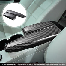 Load image into Gallery viewer, 2Pcs/Set Car Center Console Lid Armrest Box Trim Protective Cover For Mercedes Benz C E GLK Class W204 W212 X204 E260 GLK300 2009 - 2013 Left Hand Driver
