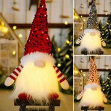 Load image into Gallery viewer, Glowing Gnome Christmas Decorations Faceless Dolls Christmas Decoration for Home Christmas Ornaments Navidad New Year 2024
