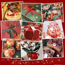 Load image into Gallery viewer, 25 Yards 25mm Christmas Ribbon Printed Christmas Polyester Ribbon For Handmade Wrapping Gift Christmas Decoration DIY Gift Packing
