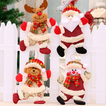 Load image into Gallery viewer, Merry Christmas Plush Doll Ornaments Santa Claus Snowman Elk Pendant Xmas Tree Hanging Decorations Festive Party New Year Decor
