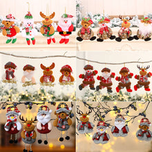 Load image into Gallery viewer, Merry Christmas Plush Doll Ornaments Santa Claus Snowman Elk Pendant Xmas Tree Hanging Decorations Festive Party New Year Decor
