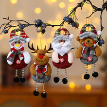 Load image into Gallery viewer, Merry Christmas Plush Doll Ornaments Santa Claus Snowman Elk Pendant Xmas Tree Hanging Decorations Festive Party New Year Decor
