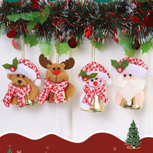 Load image into Gallery viewer, Christmas Ornaments Santa Claus Snowman Elk Pendant Doll Hang Bell Decorations For Home Xmas New Year Decor Navidad Natal Gifts

