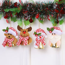 Load image into Gallery viewer, Christmas Ornaments Santa Claus Snowman Elk Pendant Doll Hang Bell Decorations For Home Xmas New Year Decor Navidad Natal Gifts
