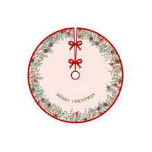 Load image into Gallery viewer, Christmas Tree Skirt Snowflake Santa Claus Printed Xmas Tree Bottom Decor Mat Merry Christmas Decoarations Home Party Ornaments
